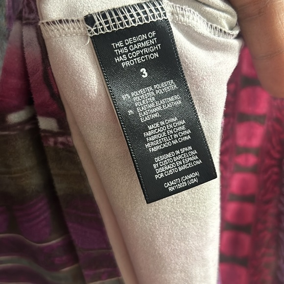 CUSTO Barcelona Chamois Shift Mini Dress size 3 - Picture 5 of 5